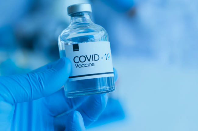 Bottle of Covid-19 vaccine
